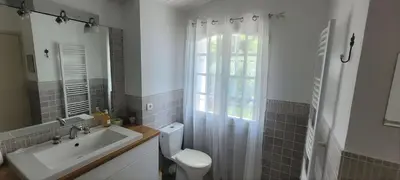 Salle de bains dans l'établissement Villa Olimp in Super Cannes with sea view