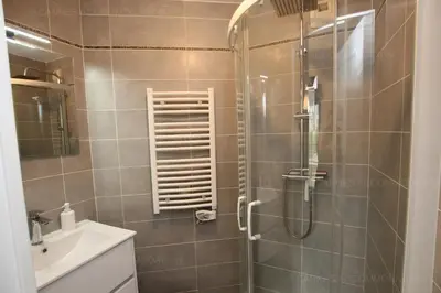 Salle de bains dans l'établissement Paradisio
