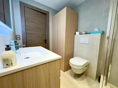 Salle de bains dans l'établissement Le Cirodde SCLS - Climatisation, Wifi, Parking