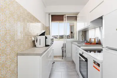 Cuisine ou kitchenette dans l'établissement Rives dor