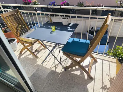 Balcon ou terrasse dans l'établissement Antibes Azure Retreat