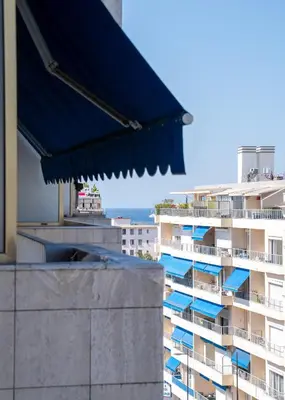 Balcon ou terrasse dans l'établissement Proche plages Parking Etage élevé Terrasse