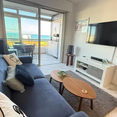 Studio Azur face à la mer - Parking privé