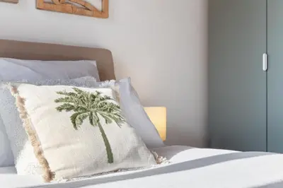 Un ou plusieurs lits dans un hébergement de l'établissement Suite Chic Carré d'Or - 3min Palais & plages Croisette