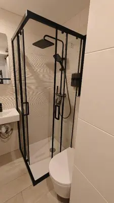 Salle de bains dans l'établissement Studio moderne