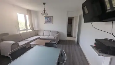Télévision ou salle de divertissement dans l'établissement appartement 3 pieces 2 chambres centre ville