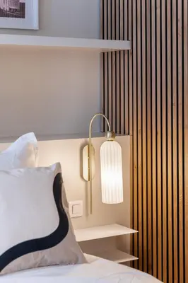 Un ou plusieurs lits dans un hébergement de l'établissement Le Miramar Apartment Sea View