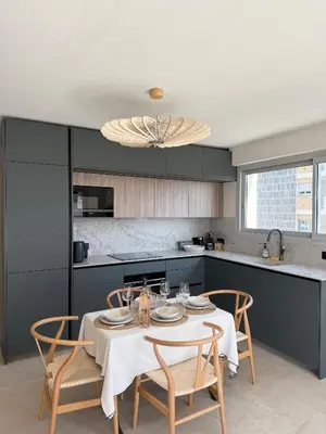Cuisine ou kitchenette dans l'établissement Square Croisette