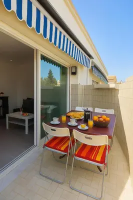 Balcon ou terrasse dans l'établissement Juan Signature