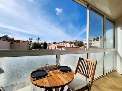 Balcon ou terrasse dans l'établissement La Joie en Provence - 5min de la Plage