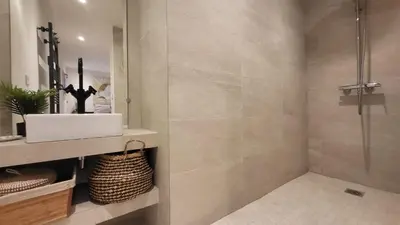 Salle de bains dans l'établissement Le Delmas Riviera - Duplex dans Vieil Antibes