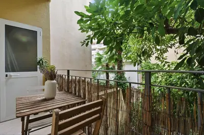 Balcon ou terrasse dans l'établissement Le Vauban Antibois - Studio avec jolie balcon