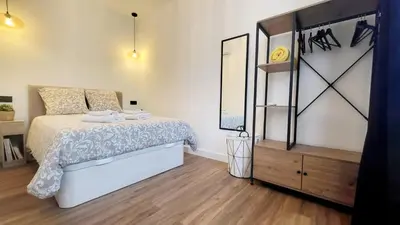 Un ou plusieurs lits dans un hébergement de l'établissement Le Nimentina - Appartement dans le vieil Antibes