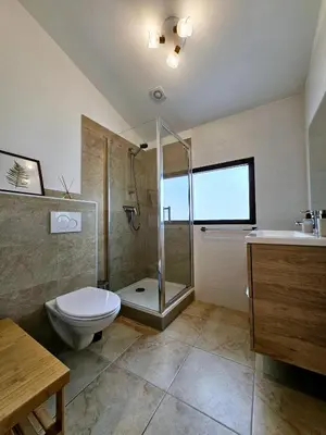 Salle de bains dans l'établissement Les Casemates Antiboises - Jolie T3 proche port