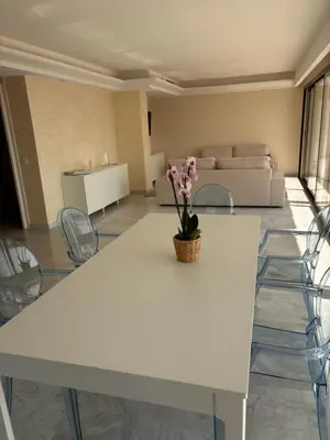 Coin salon dans l'établissement Appart exceptionnel terrasse mer