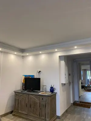 Télévision ou salle de divertissement dans l'établissement Pretty flat
