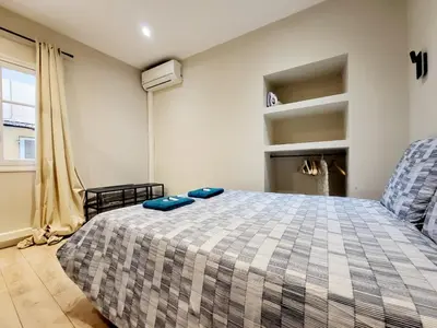 Un ou plusieurs lits dans un hébergement de l'établissement Le Sade 1er et Le Sade 2nd - 2 Appartements au coeur d'Antibes