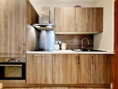 Cuisine ou kitchenette dans l'établissement Le Sade 1er et Le Sade 2nd - 2 Appartements au coeur d'Antibes