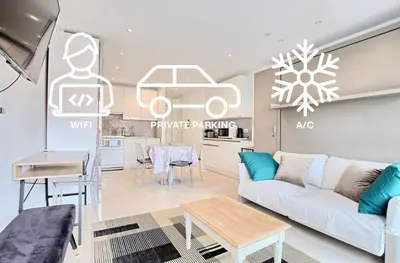 Cuisine ou kitchenette dans l'établissement Studio lumineux avec parking - Gare & Palais à pied