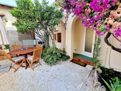 Jardin de l'établissement Appartement, terrasse plage, Mmm
