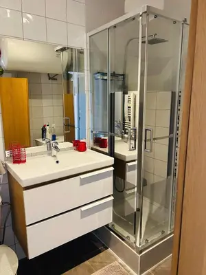 Salle de bains dans l'établissement Casa Red Riviera