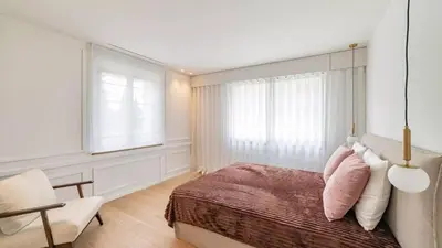 Un ou plusieurs lits dans un hébergement de l'établissement Top Villa Horizons Luxury