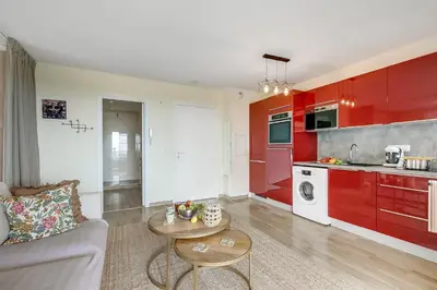 Cuisine ou kitchenette dans l'établissement Les Jardins D'Ulysse - Happy Rentals