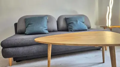 Coin salon dans l'établissement LX154 Loft rénové lumineux - plein centre Cannes