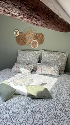 Un ou plusieurs lits dans un hébergement de l'établissement Boho Nest - Charming Boutique Apartment