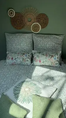Un ou plusieurs lits dans un hébergement de l'établissement Boho Nest - Charming Boutique Apartment