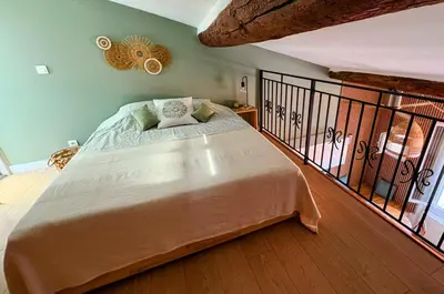 Un ou plusieurs lits dans un hébergement de l'établissement Boho Nest - Charming Boutique Apartment