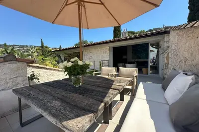 Balcon ou terrasse dans l'établissement Cannes - Villa for rent - 2179
