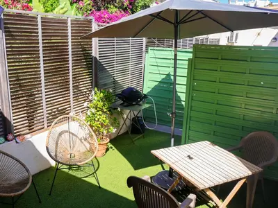 Terrasse ou espace extérieur de l'établissement Les Hirondelles
