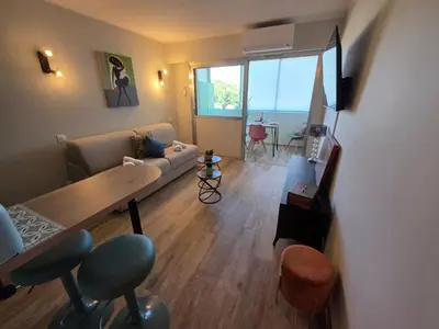 Télévision ou salle de divertissement dans l'établissement Apartment Les Sablons-3 by Interhome