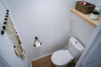 Salle de bains dans l'établissement Bali à Cannes