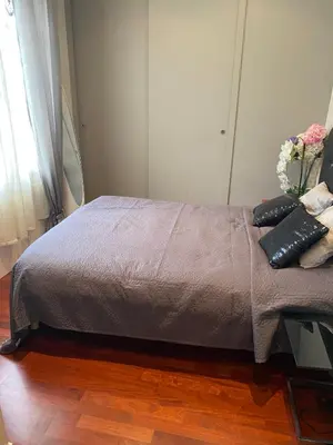 Un ou plusieurs lits dans un hébergement de l'établissement REF 843 - Cannes Croisette - Sea view apartment for rent