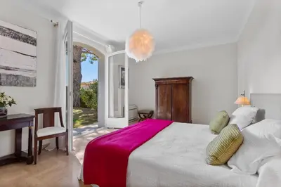 Un ou plusieurs lits dans un hébergement de l'établissement REF 1223 - Cannes - Villa for rent