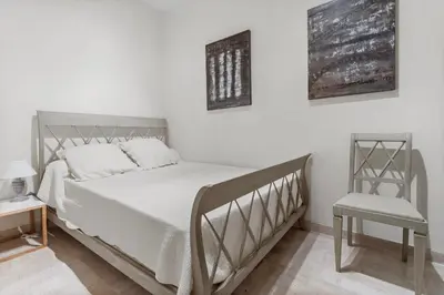 Un ou plusieurs lits dans un hébergement de l'établissement REF 1223 - Cannes - Villa for rent