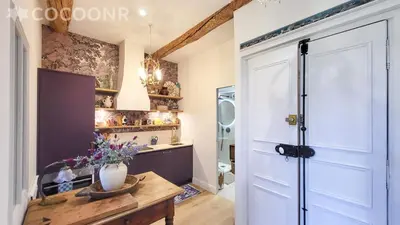 Salle de bains dans l'établissement Rêverie en Provence - Au cœur du Vieil Antibes
