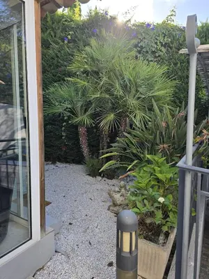 Jardin de l'établissement 1-Bedroom guesthouse with pool access
