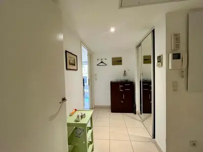 Cuisine ou kitchenette dans l'établissement Chemin des Iles