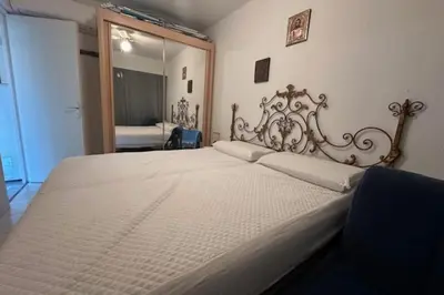 Un ou plusieurs lits dans un hébergement de l'établissement Charming corner 2 rooms of 51 m2 in Antibes