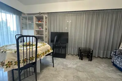 Un ou plusieurs lits dans un hébergement de l'établissement Charming corner 2 rooms of 51 m2 in Antibes