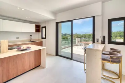 Cuisine ou kitchenette dans l'établissement REF 2144 - Cannes Californie- Villa for rent