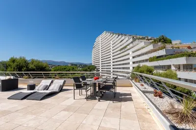 Balcon ou terrasse dans l'établissement Séjour Luxe - Vue panoramique