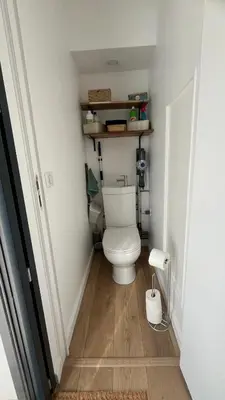 Salle de bains dans l'établissement Jazz