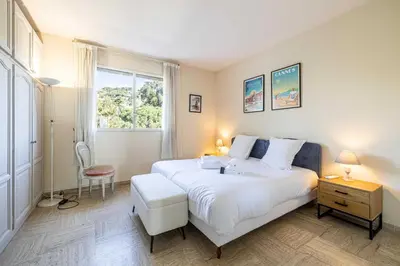 Un ou plusieurs lits dans un hébergement de l'établissement Flat -2BDR-4P - SEA VIEW