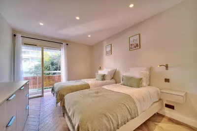 Un ou plusieurs lits dans un hébergement de l'établissement REF 1442 - Cannes Center - Apartment for rent
