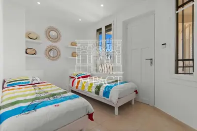 Un ou plusieurs lits dans un hébergement de l'établissement REF 2019 - Apartment for rent Cannes Center