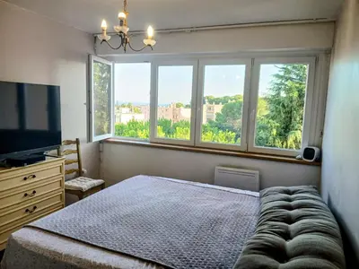 Un ou plusieurs lits dans un hébergement de l'établissement Heights of Antibes